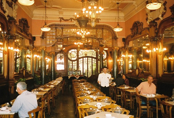 The Cafe Majestic in Oporto