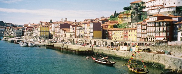 The Oporto quayside