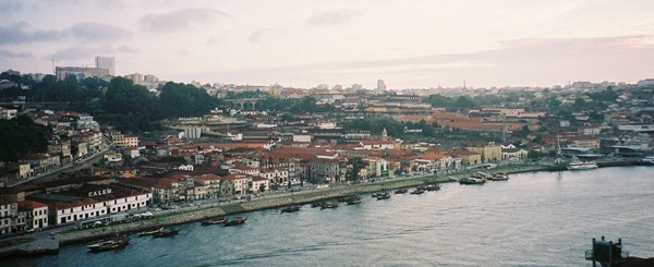 Via Nova de Gaia (where all the port houses are) from the top of the double decker bridge