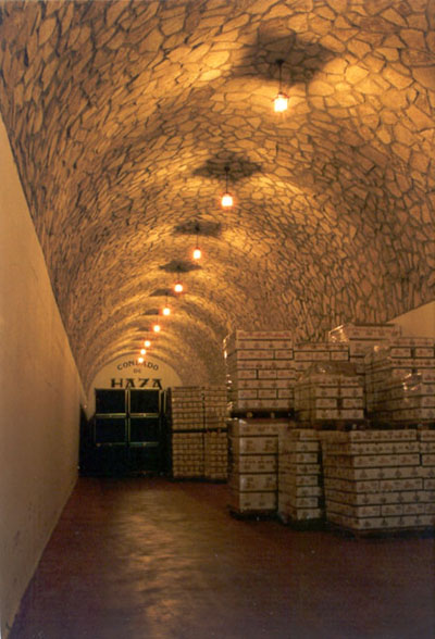 cellars at Haza  (Photo: Grupo Pesquera)